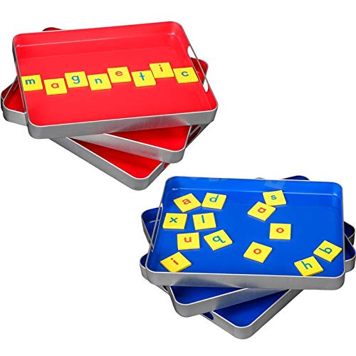 Really Good Stuff EZread Magnetic Foam Lowercase Letter Tiles - 52 Tiles, 1 3/8" Squares | Ages 4-9, Grade K-3, Alphabet for Kids, Literacy Activity, Educational, Word Building, Classroom Must Haves - Image 4