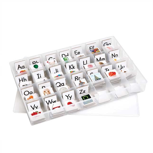 Really Good Stuff EZread Magnetic Photo Tiles: Beginning Letter Sounds Kit - 1 Storage Case, 175 Letter Photo Tiles - Image 4