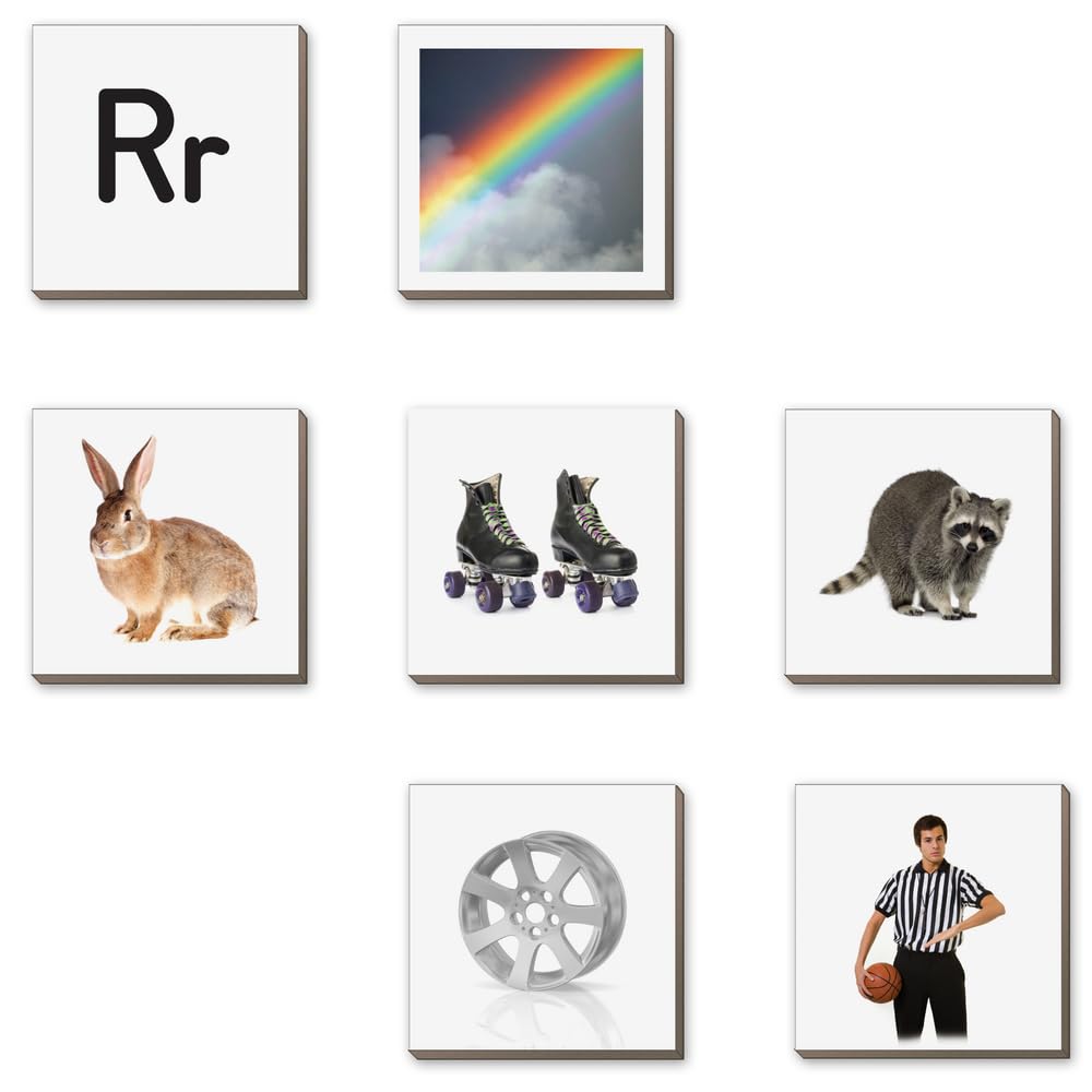 Really Good Stuff EZread Magnetic Photo Tiles: Beginning Sounds - 175 Tiles