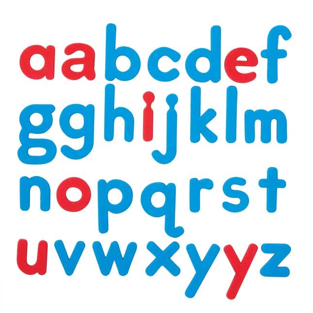 Really Good Stuff EZread Soft Touch Foam, Color-Coded, Magnetic Lowercase Letters 6 Pack - Image 5