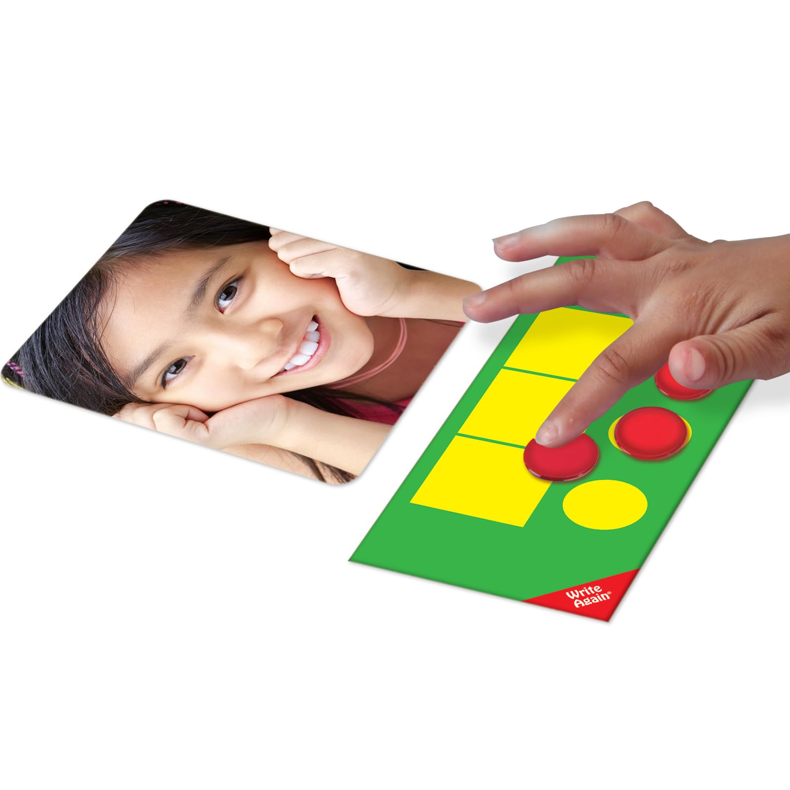 Really Good Stuff EZread Sound Box Mats and Chips - 18 Dry Erase Mats and 60 Chips for up to 6 Students at a Time - Teach Students to Map Sound Patterns, Elkonin Boxes, Science of Reading - Image 4