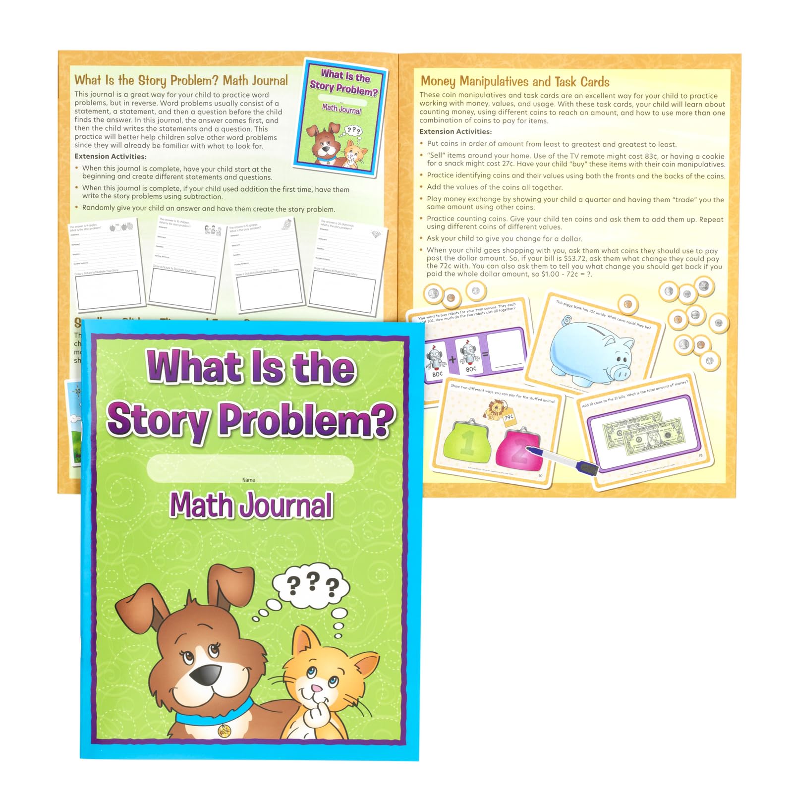 Really Good Stuff Family Engagement Math Kit - Second Grade Students (Ages 7-8) - Math Skills - Educational Kit - Image 5