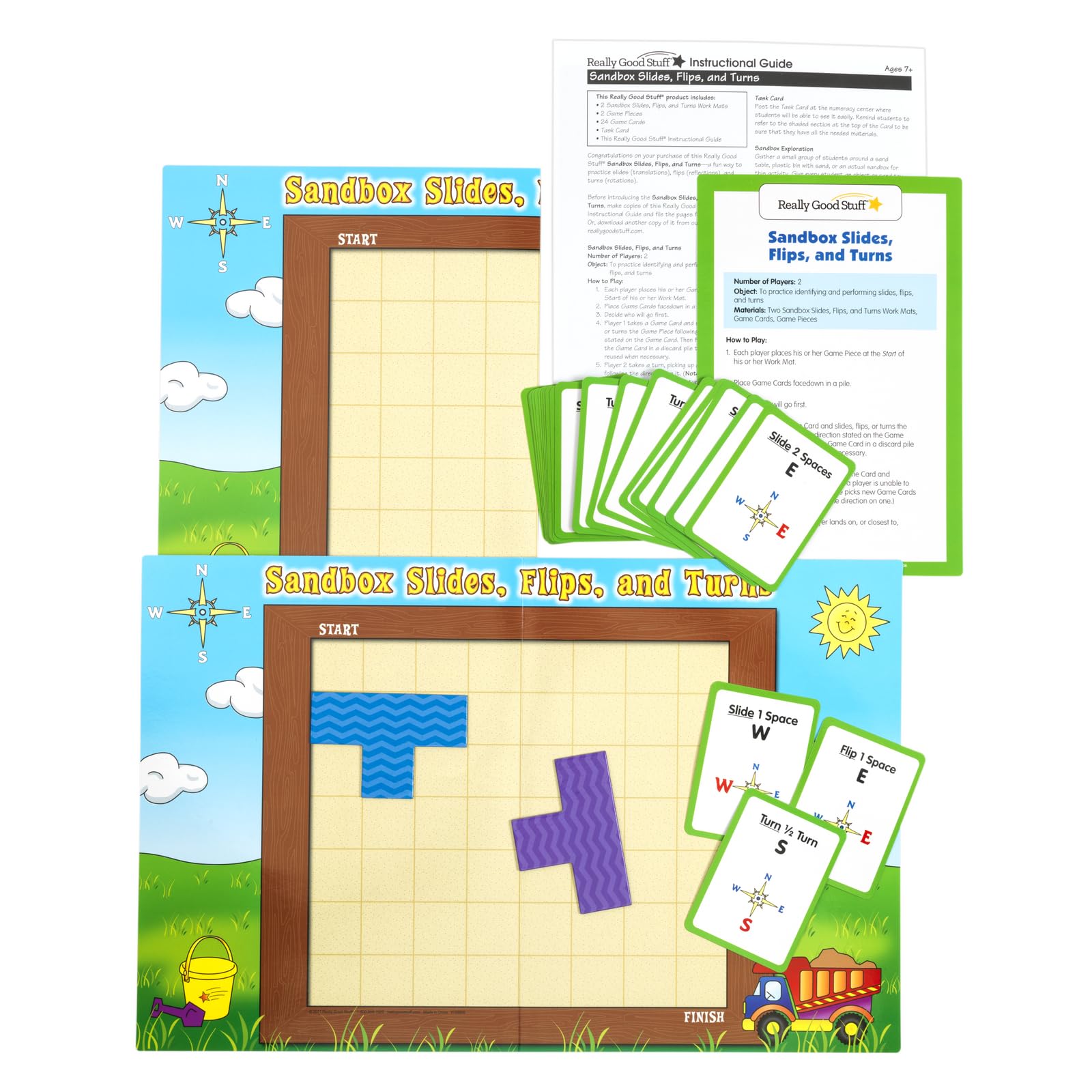 Really Good Stuff Family Engagement Math Kit - Second Grade Students (Ages 7-8) - Math Skills - Educational Kit - Image 8