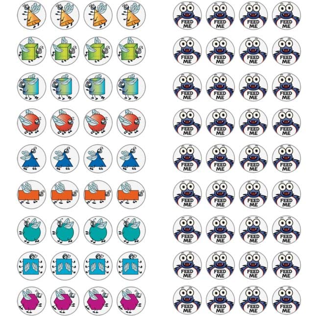 Really Good Stuff Feed The Spider - Shapes Match Numeracy Center - 1 numeracy Center - Image 4