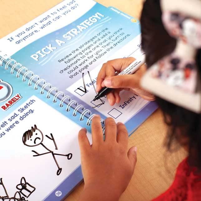 Really Good Stuff Feelings Flip Dry Erase Book –Set of 2– Help Children Identify, Learn, and Manage Feelings -Learning Activities to Express Emotions - Image 3