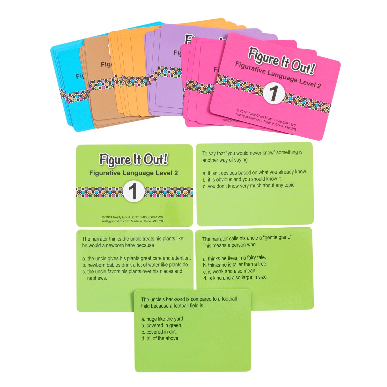 Really Good Stuff Figure It Out! Figurative Language Literacy Center - 1 Literacy Center - Image 4