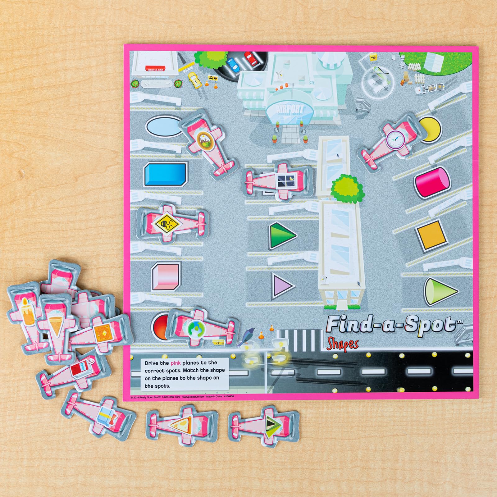 Really Good Stuff Find A Spot Shapes - 1 Game - Image 4