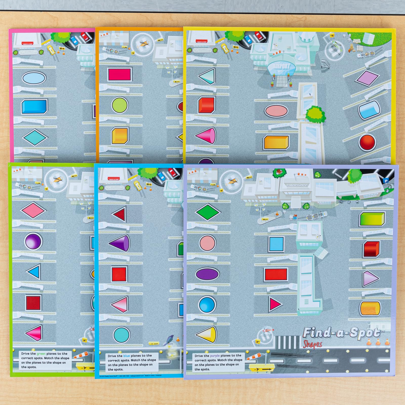 Really Good Stuff Find A Spot Shapes - 1 Game - Image 5