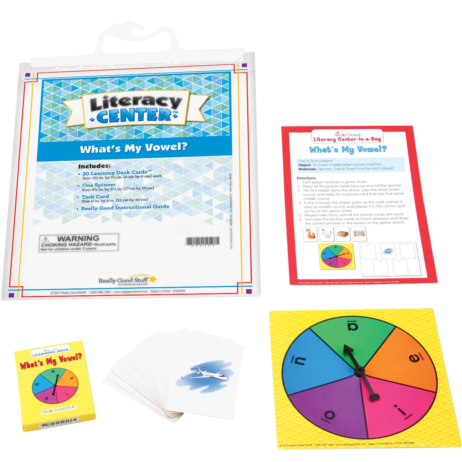 Really Good Stuff Foundational Skills Literacy Centers - Grades K-1-12 Literacy Centers, 1 Rack - Image 4