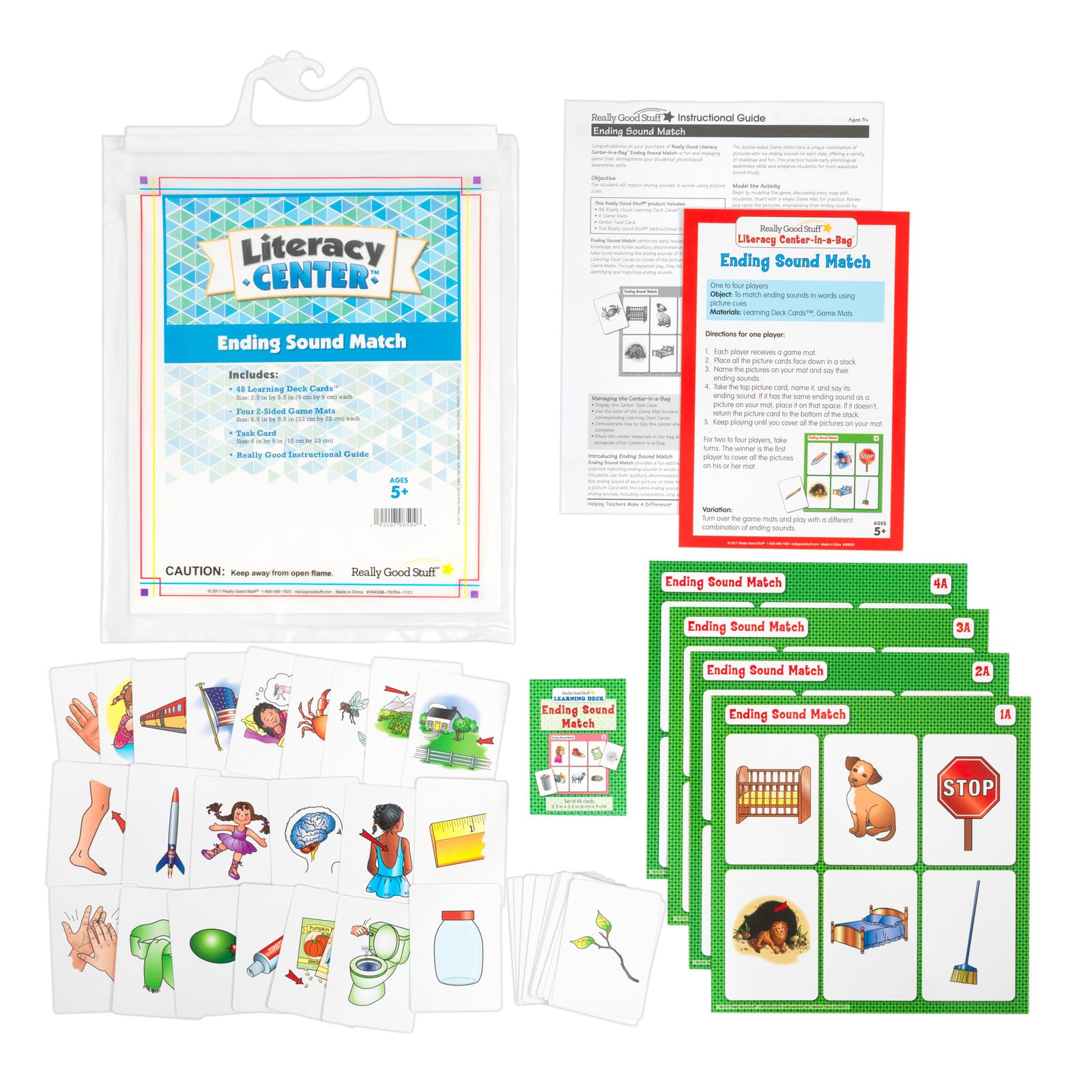 Really Good Stuff Foundational Skills Literacy Centers - Grades K-1-12 Literacy Centers, 1 Rack - Image 5