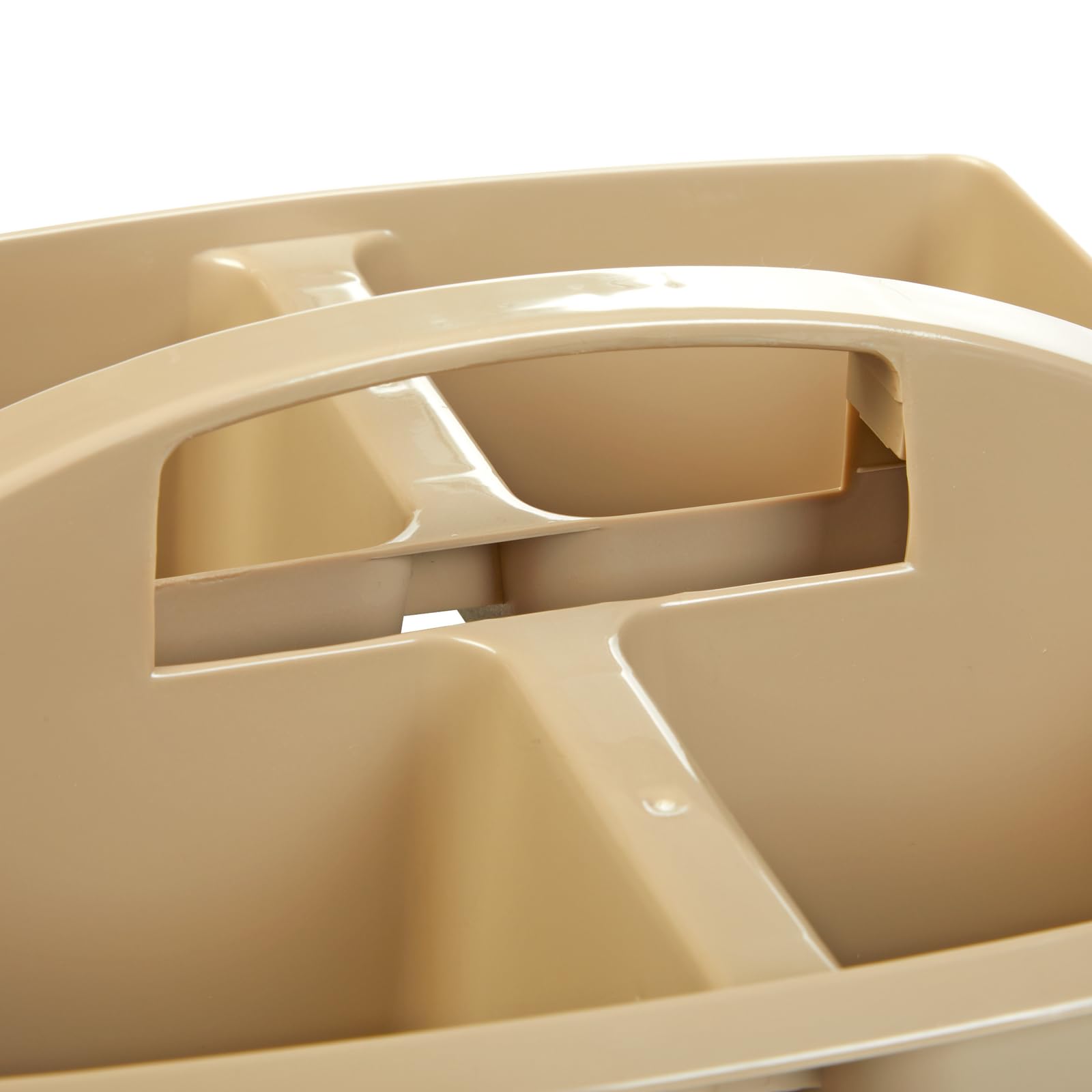 Really Good Stuff Four Equal Compartment Caddies - Tan-6 Pack - Image 8