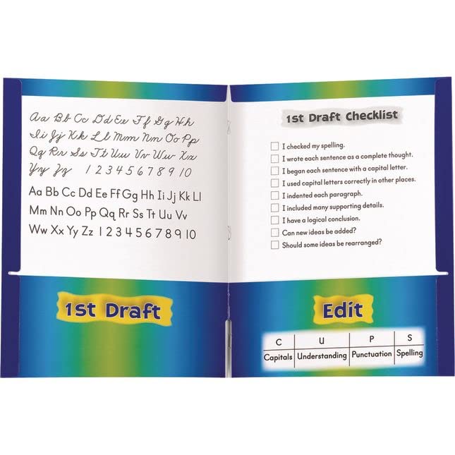 Really Good Stuff Four Pocket Writing Workshop Folders - 12 folders. - Image 4
