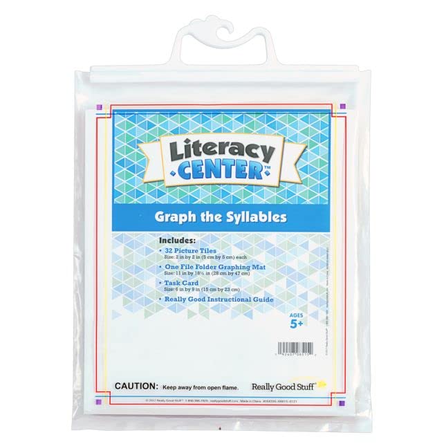 Really Good Stuff Graph The Syllables Literacy Center - 1 Literacy Center - Image 5
