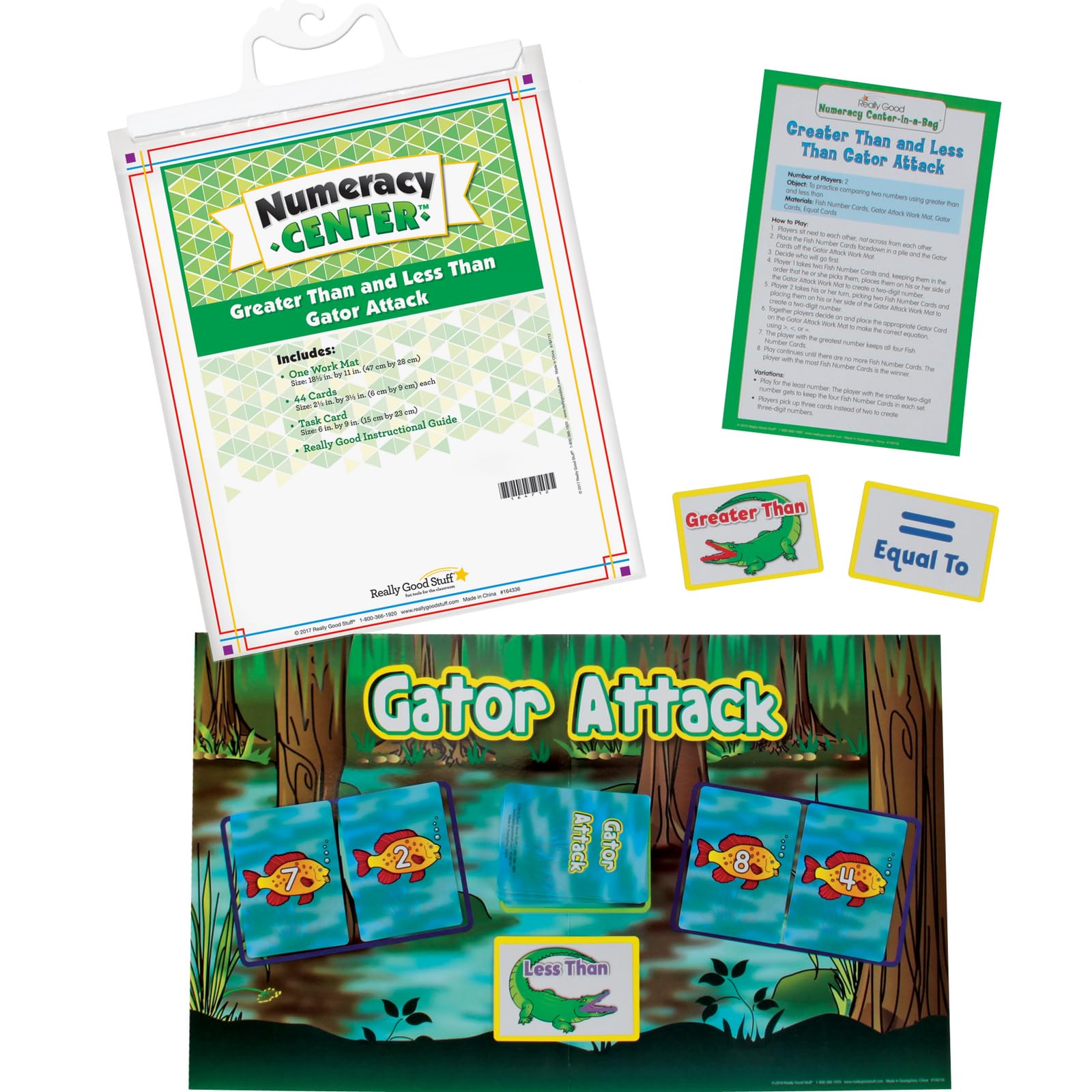 Really Good Stuff Greater Than and Less Than Gator Attack Numeracy Center - 1 numeracy Center