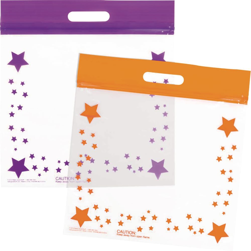 Really Good Stuff Group-6 Color Storage Bags - Set of 12 - Image 4