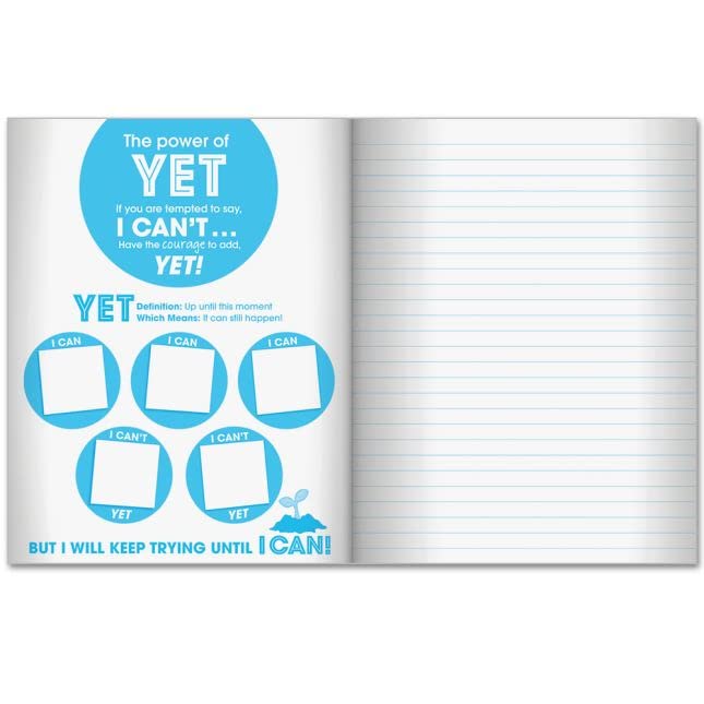 Really Good Stuff Growth Mindset Lined Journals -12 Pack- Interactive Journal Activities and Prompts - Help Kids Develop a Positive Mindset - Image 3