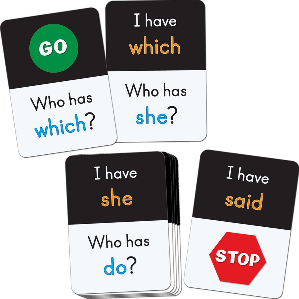 Really Good Stuff I Have, Who Has? Small Group 1st 50 Fry Words