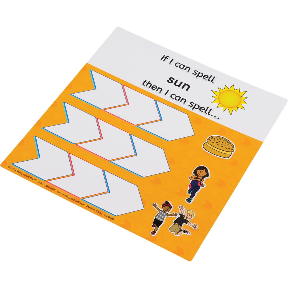 Really Good Stuff ?If I Can Spell' CVC Word Family Puzzles - Image 3