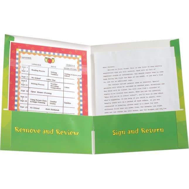 Really Good Stuff Important Papers Folders - 12 folders - Image 3