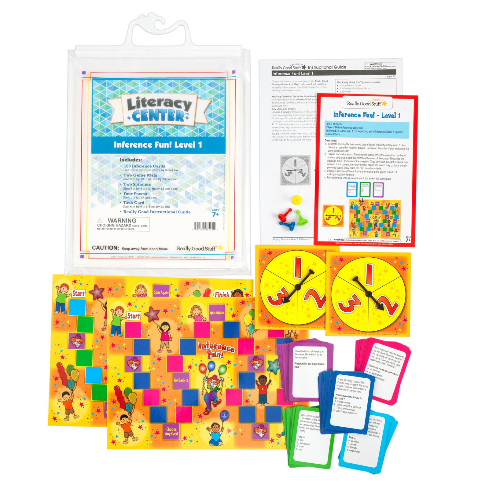Really Good Stuff Inference Fun! Level 1 Literacy Center - 1 Literacy Center