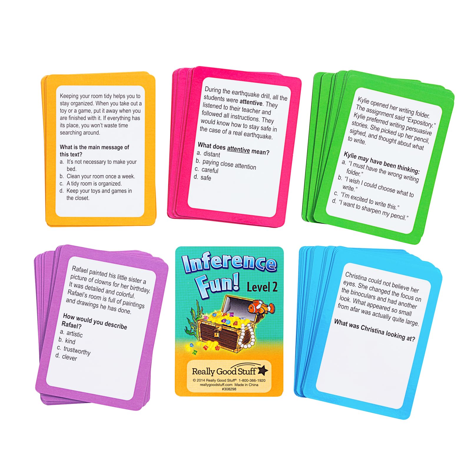 Really Good Stuff Inference Fun Level 2 Literacy Center - Use for Grades 4-5 - 1 Literacy Center - Image 5