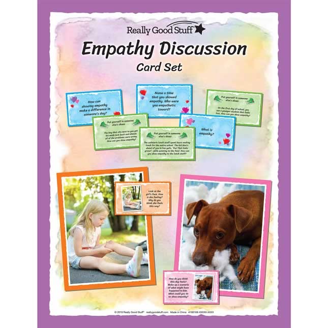 Really Good Stuff Interactive Social Emotional Discussion Cards - 5 Activities for Learning, Identifying, and Discussing Emotions & Feelings - Image 3