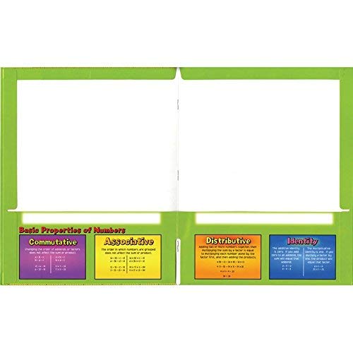 Really Good Stuff Intermediate Math Resource 4-Pocket Folders - Set of 12 - Image 8