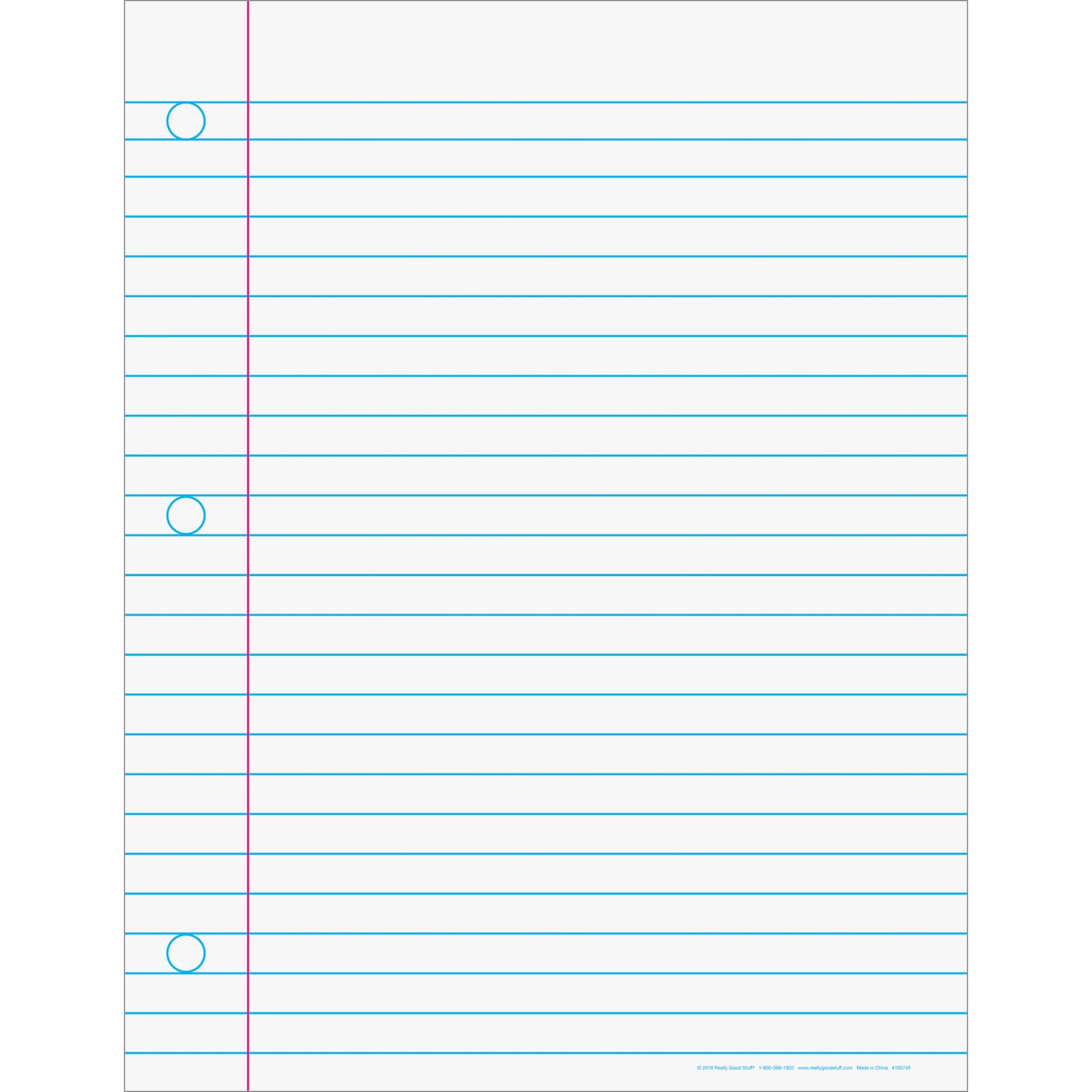 Really Good Stuff Jumbo Dry Erase Magnetic Notebook Page - 1 Sheet, 17" x 22", for Whiteboard or Fridge, Classroom Essentials & Must Have, Home, School, & Office