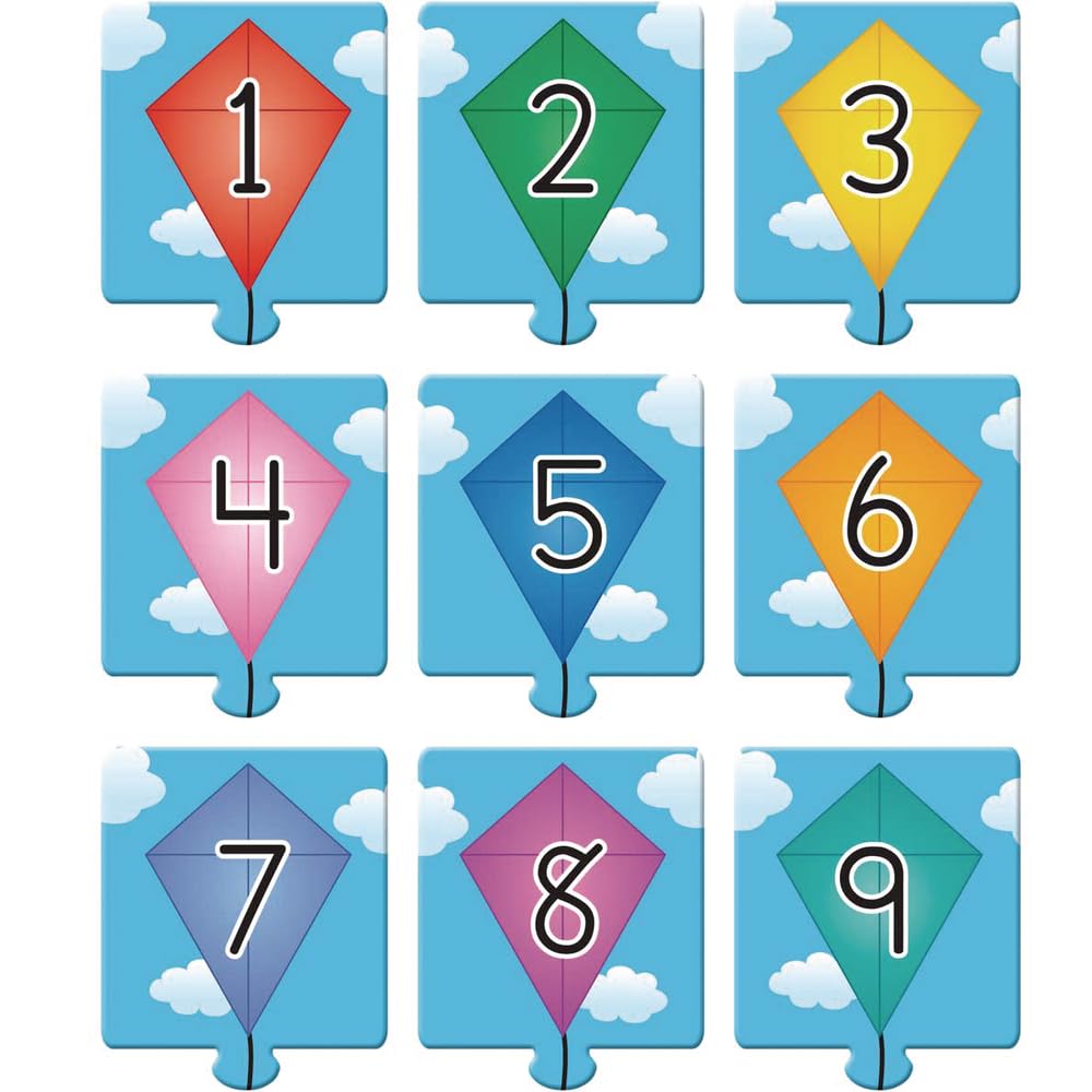Really Good Stuff Kites and Tails Puzzles Set, Decomposing Numbers to 10, Kindergarten - 1st Grade, Math Activity, Homeschool and Classroom Supplies, Counting Toys - Image 3