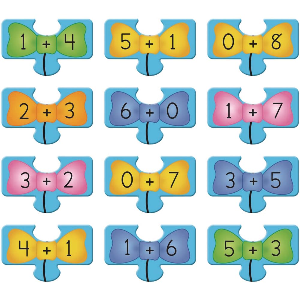 Really Good Stuff Kites and Tails Puzzles Set, Decomposing Numbers to 10, Kindergarten - 1st Grade, Math Activity, Homeschool and Classroom Supplies, Counting Toys - Image 4