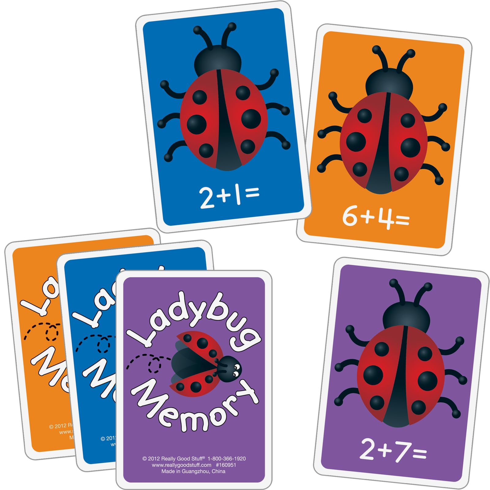 Really Good Stuff Ladybug Sum Match Numeracy Center - 1 numeracy Center - Image 4