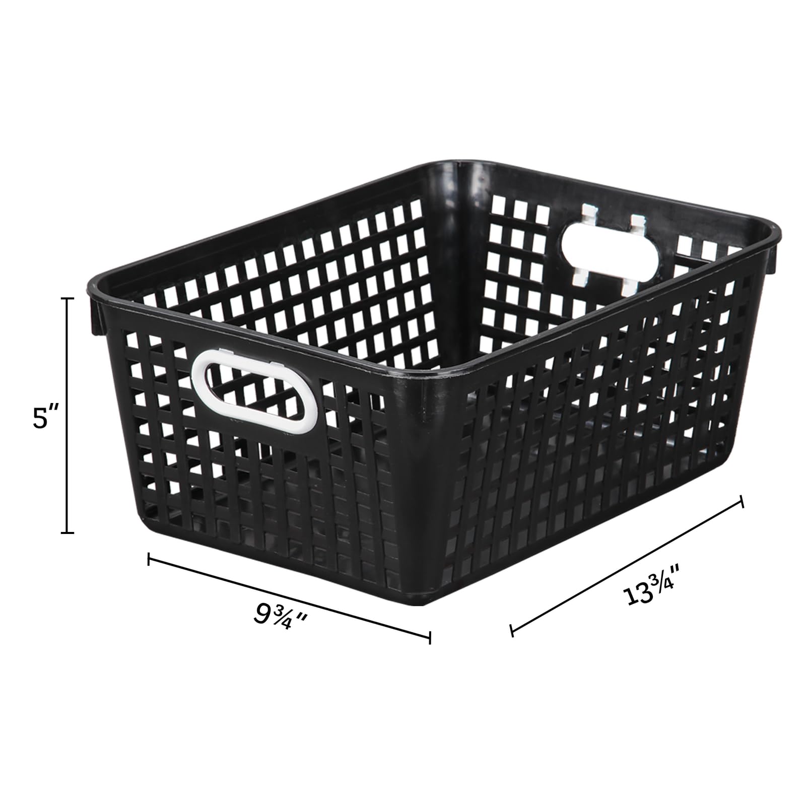 Really Good Stuff Large Plastic Book Basket, 13.25" by 10" by 5.5", Single, Orange, Classroom Library Organizer, Toy Storage, Multi-Purpose - Image 2