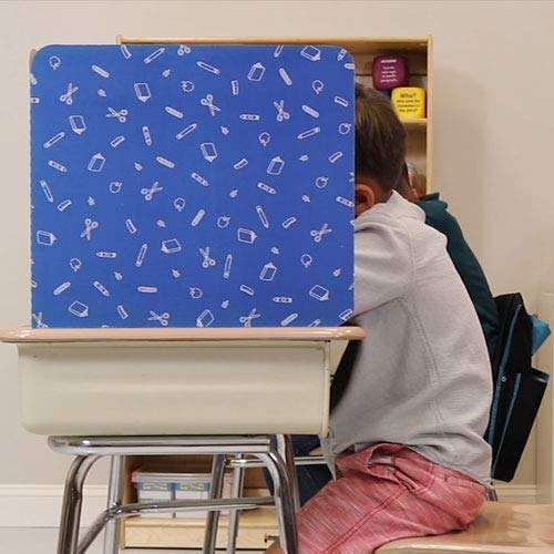 Really Good Stuff Large Privacy Shield, 3 Group Colors, Set of 12, Red, Green & Blue - Divider Boards for Student Desks, Testing Folders, Cardboard Panels, Classroom Essentials - Image 5