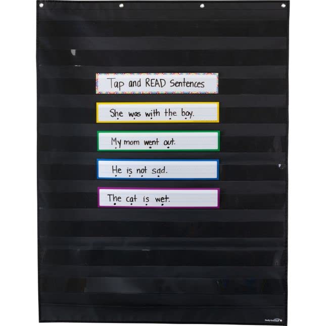 Really Good Stuff Large Rectangle Pocket Chart Black - 1 Pocket Chart - Image 6