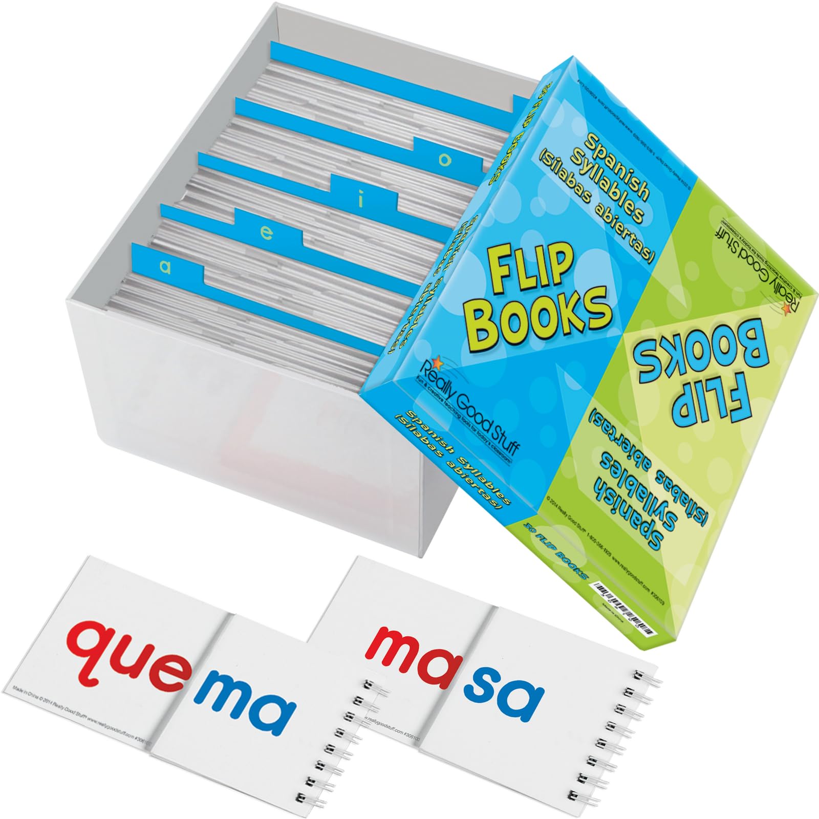 Really Good Stuff Kit de Libros de S?labas (Spanish Syllables Flip Book Set) - 60 Flip Books - Image 3