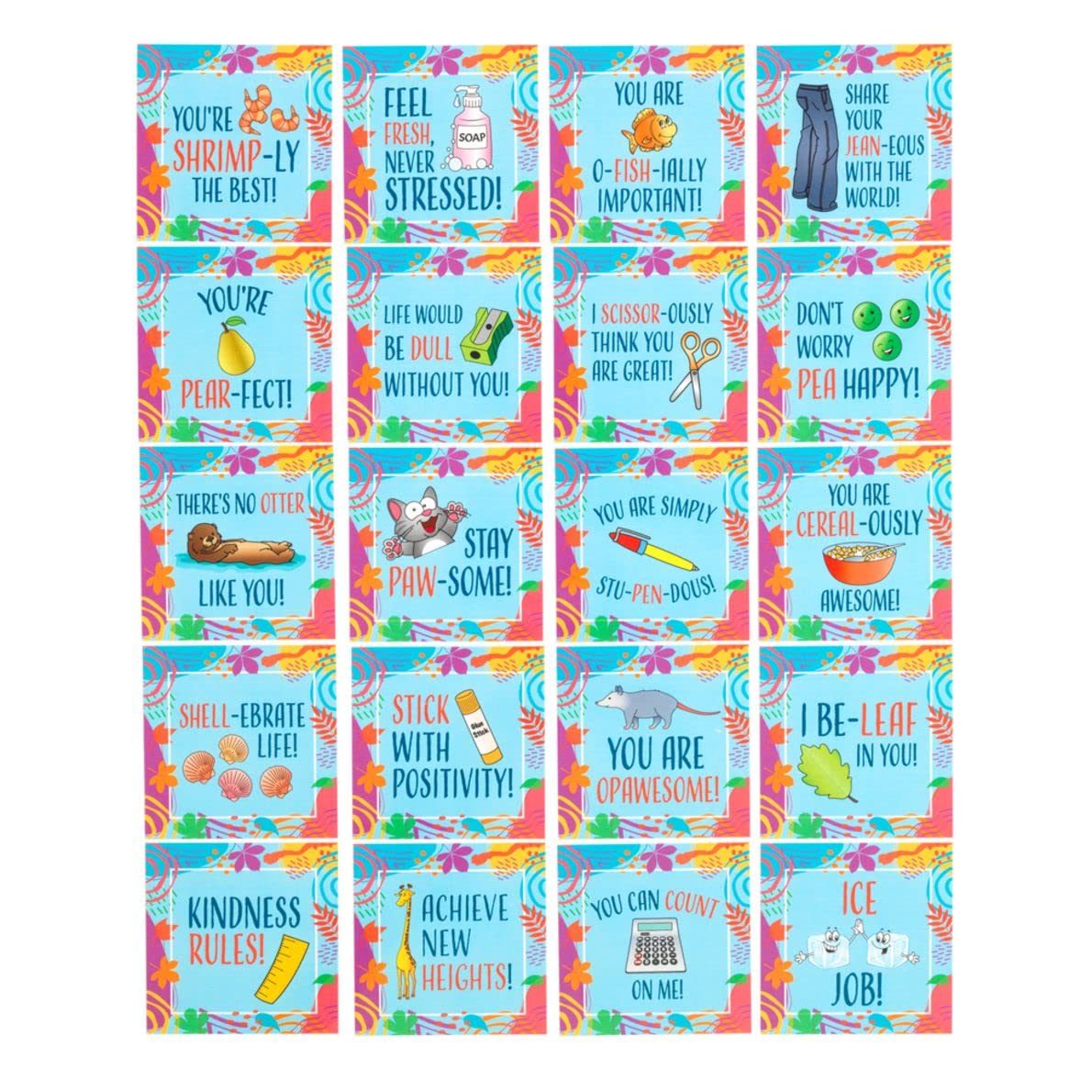 Really Good Stuff Little Enlightenments - Playful Pun Cards - Set of 40 - Boxed Card Set - Gift of Positivity and Inspiration - Social-Emotional Learning - Mental Health - Image 5