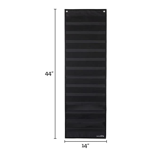 Really Good Stuff Long Rectangle Pocket Chart Black - 1 Pocket Chart - Image 6