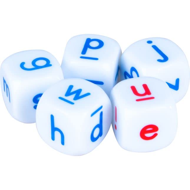 Really Good Stuff Lowercase Letter Dice - 5 dice - Image 3