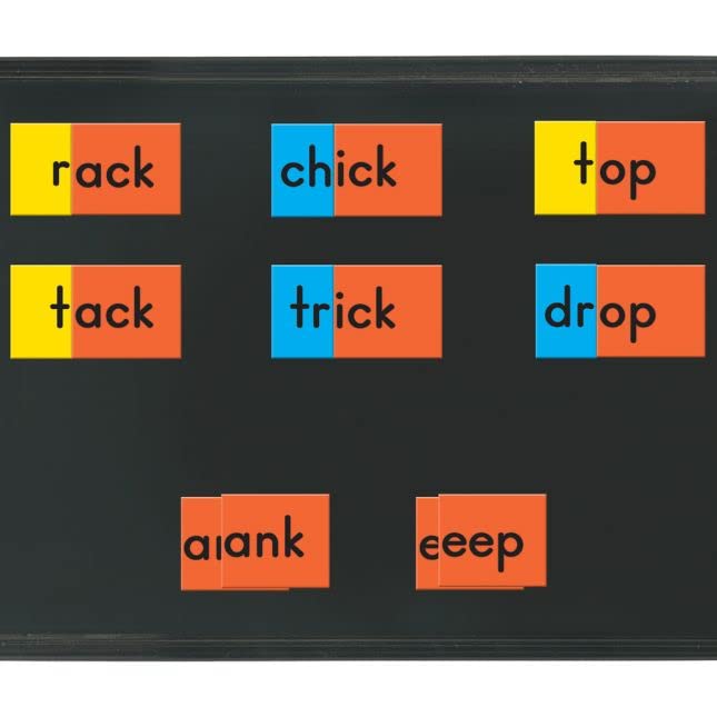 Really Good Stuff Magnetic Chunks (Consonants, Blends, Digraphs, and Ending Phonograms) - 89 Tiles - Image 6