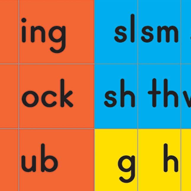 Really Good Stuff Magnetic Chunks (Consonants, Blends, Digraphs, and Ending Phonograms) - 89 Tiles - Image 7
