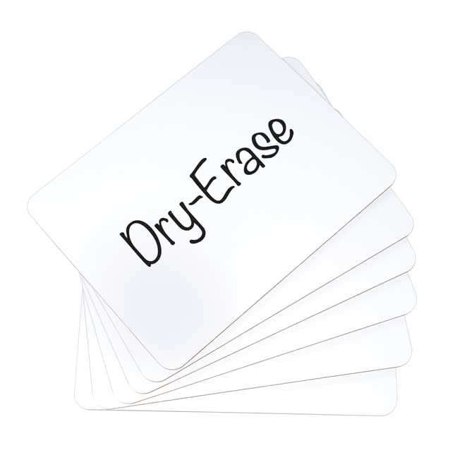 Really Good Stuff Magnetic Dry Erase Boards with Black Plastic Letters - 6 Student Pack - Image 5