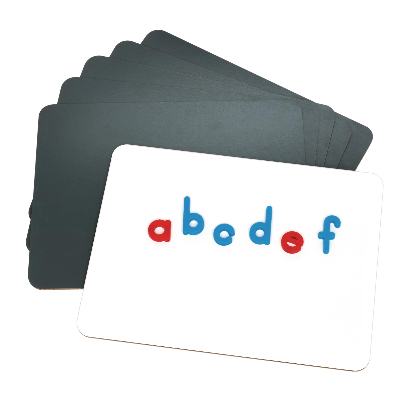 Really Good Stuff Magnetic Dry Erase Boards with Coded Plastic Letters - 24 Student Class Pack - Image 5