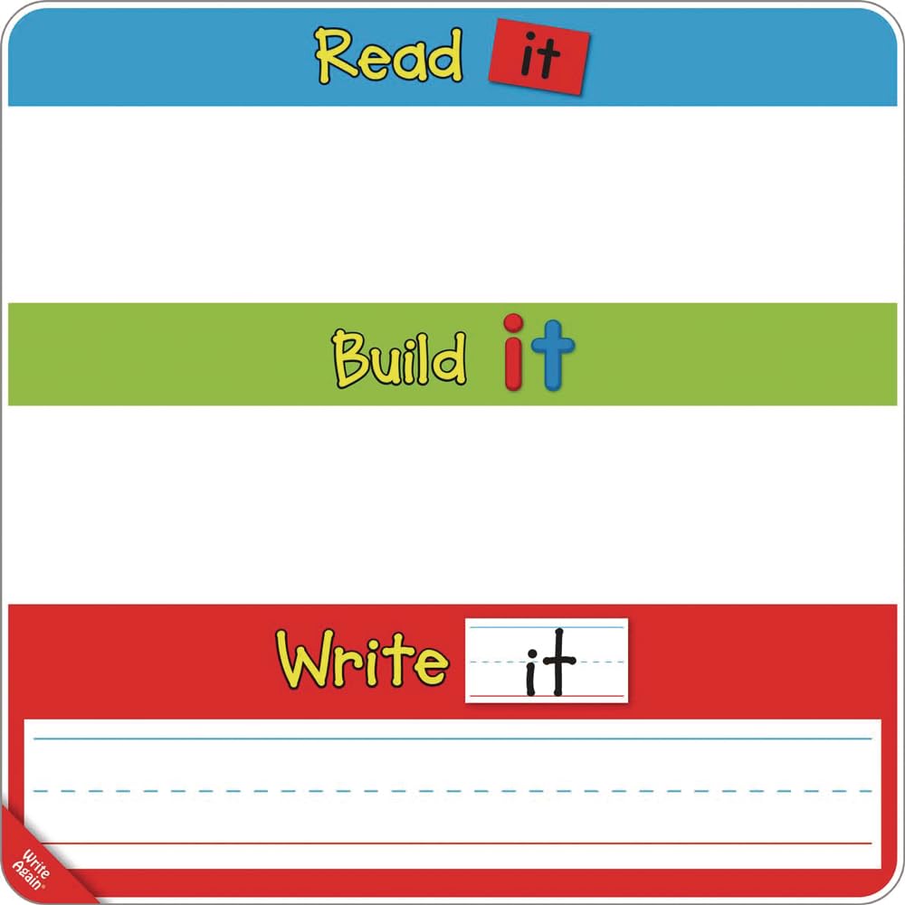 Really Good Stuff Magnetic Read, Build, and Write 4-Student Kit - Image 3