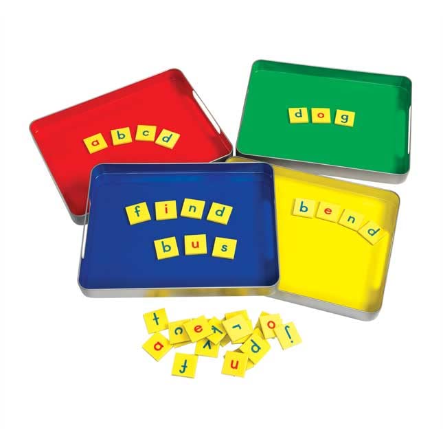 Really Good Stuff MAGtivity Tins with Soft Touch Magnetic Foam Letter Tiles Classroom Kit - Image 6