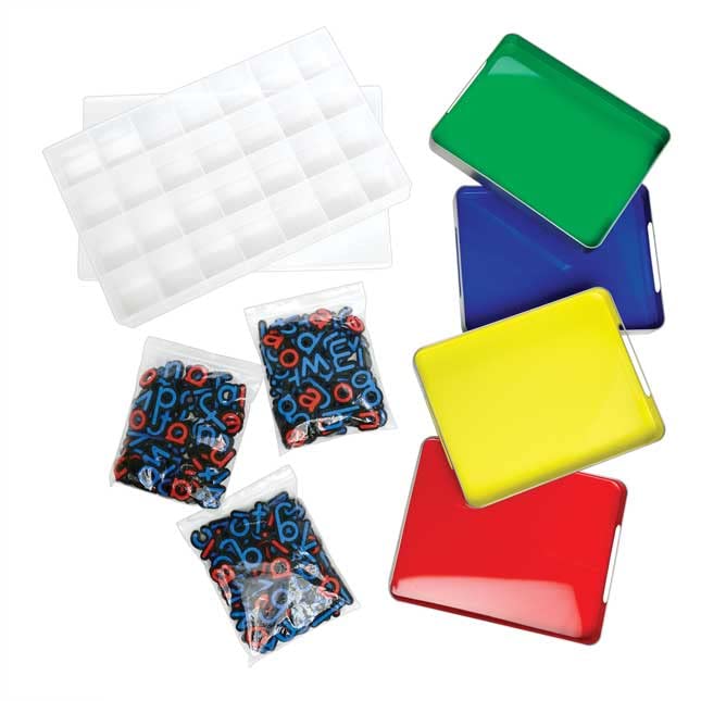 Really Good Stuff MAGtivity Tins with Soft Touch Magnetic Letters Classroom Kit - Image 2