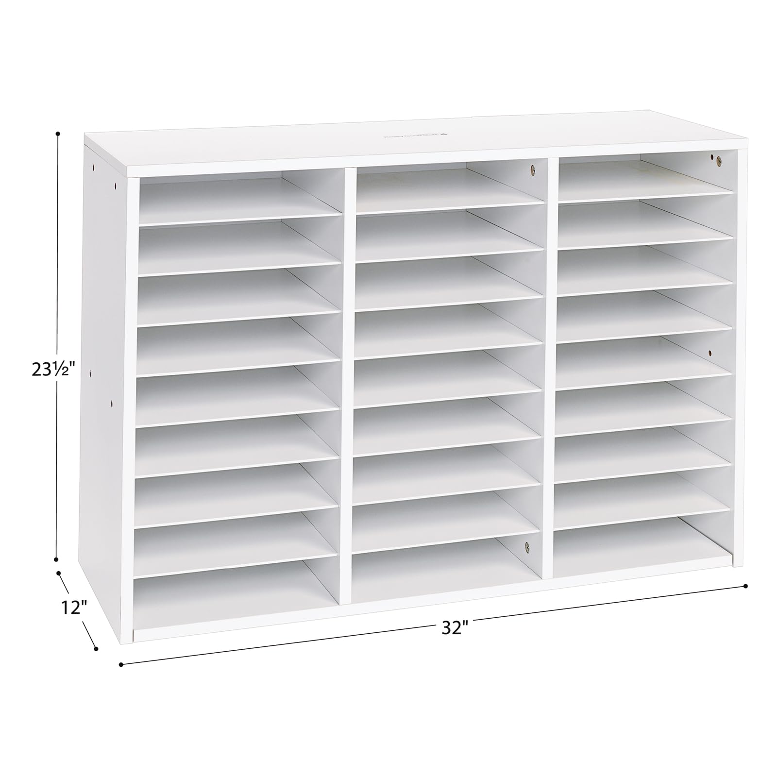Really Good Stuff Mail Center - 1 Classroom Literature Organizer with 27 Slots – Keep Your Classroom, Office, or Home Office Organized, Durable, Easy Assembly - Image 2