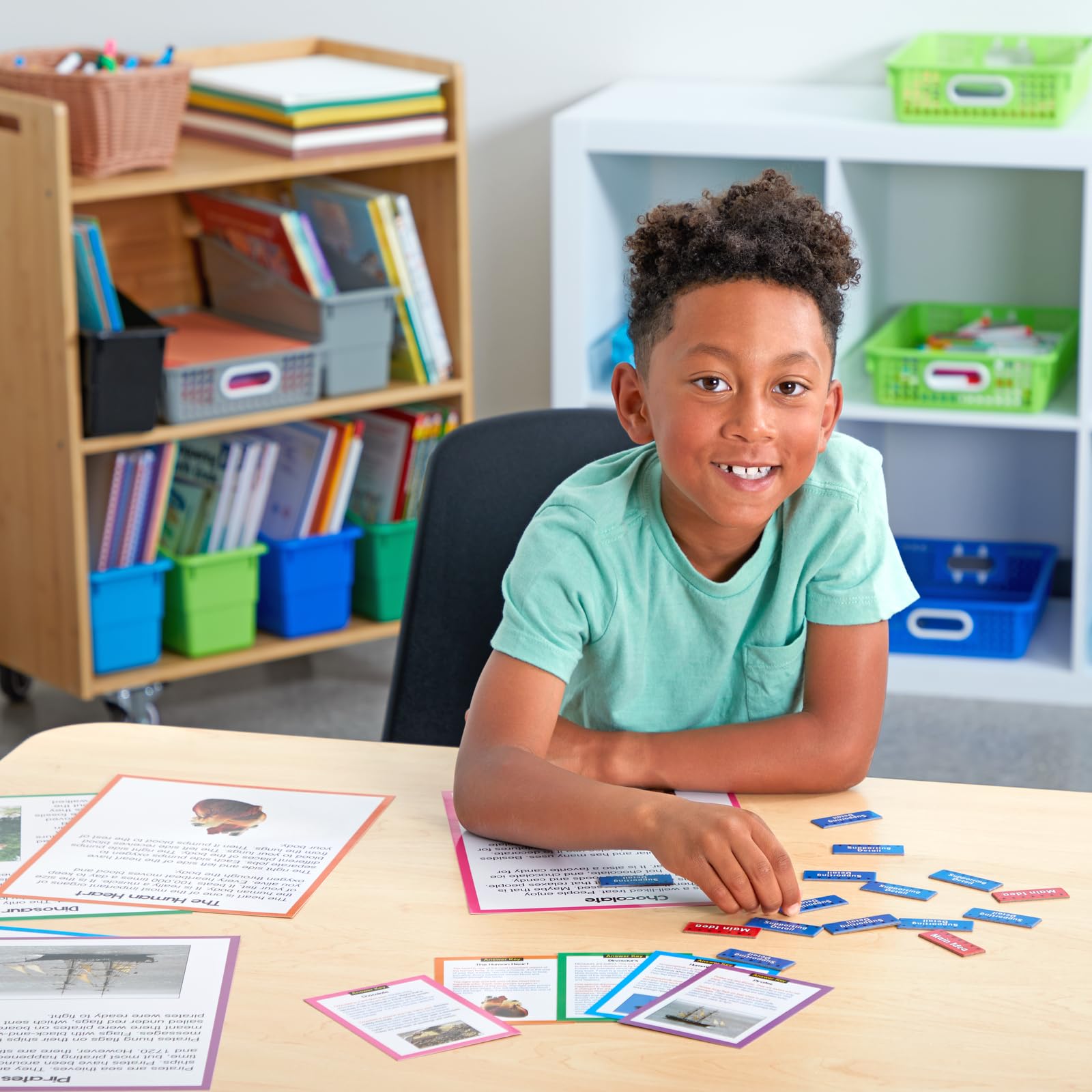 Really Good Stuff Main Idea Markup Level 1 Literacy Center - 1 Literacy Center - Image 3