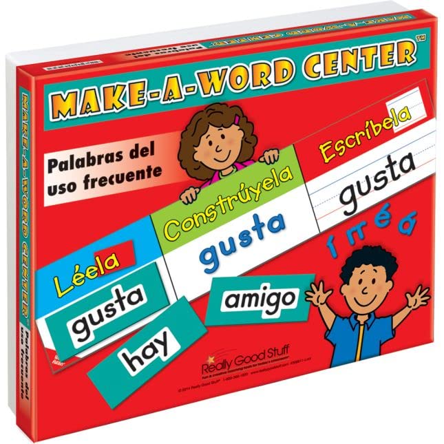 Really Good Stuff Make-a-Word Center: Spanish High- Frequency Words – Helps Students Master High-Frequency Word Recognition – Read, Build, and Write Spanish High-Frequency Words, Grades K-2 - Image 3