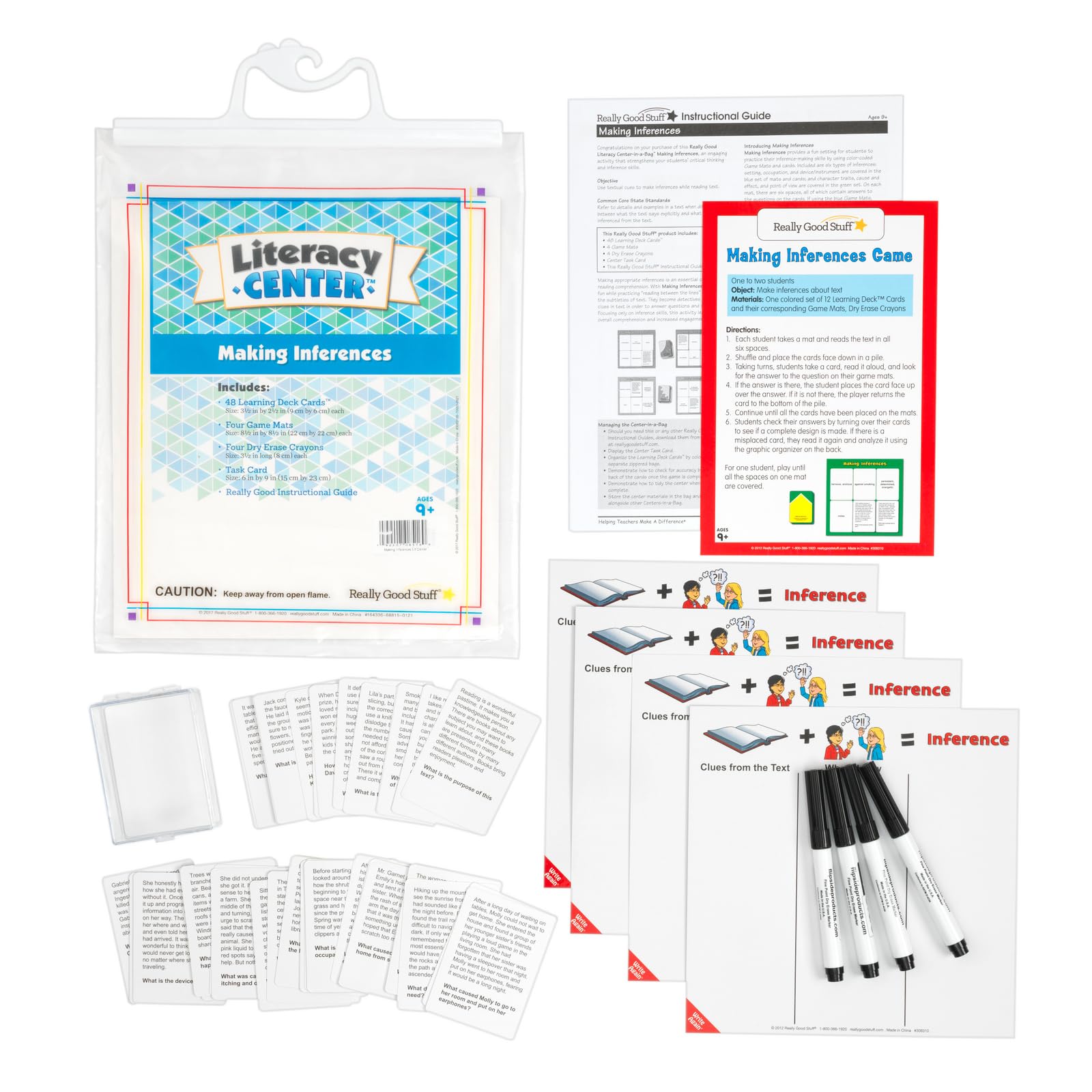 Really Good Stuff Making Inferences Literacy Center - 1 Literacy Center
