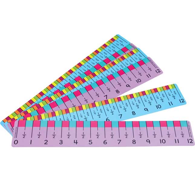 Really Good Stuff Marked Measurement Rulers - 6 rulers - Image 3
